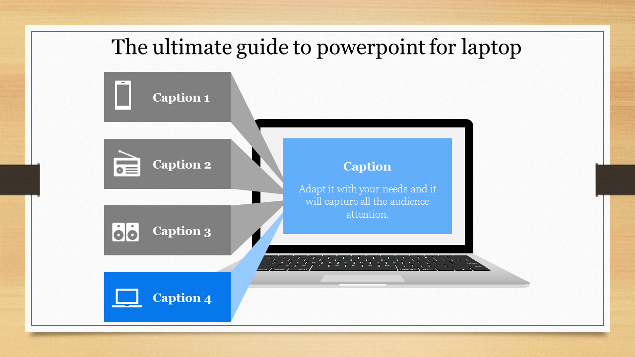 Laptop PowerPoint Template and Google Slides Themes